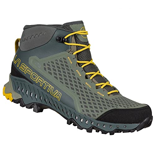 La Sportiva Stream GTX, Botas de Hiking Hombre, Charcoal/Moss, 42.5 EU