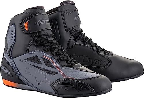 Alpinestars Faster-3 DryStar - Zapatillas de moto (negro/gris, 8,5 (41)