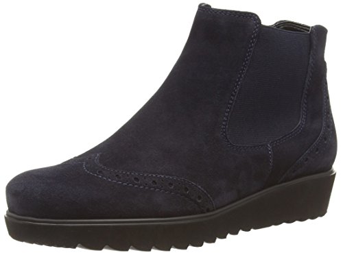 ara Malmö, Botas Chelsea Mujer, Azul-Blau (ozean-66), 37.5 EU