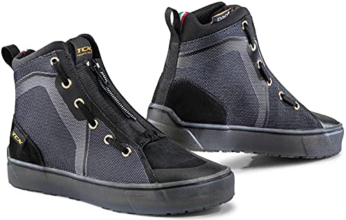 TCX Ikasu Lady WP, Motorcycle Boot Mujer, Negro Reflectante, 36 EU