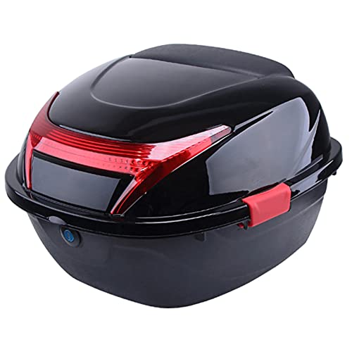 Wowdawn Carcasa Superior para Motocicleta 30L, Maleta Superior Universal para Motocicleta, Maleta Superior Universal para Casco, Maleta para Casco para Scooter, Motocicleta, Maleta para Motocicleta