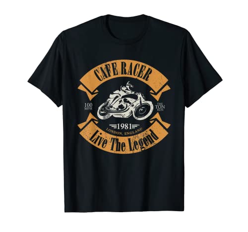 Camiseta de moto retro - Cafe Racer Camiseta