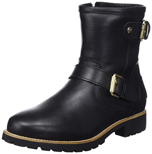 Panama Jack Felina Igloo Trav, Bota de Moto Mujer, Negro, 38 EU