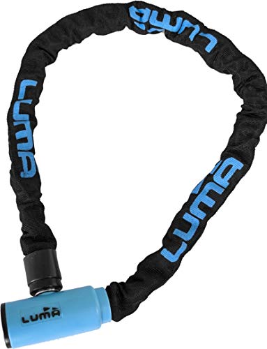 Candado Luma Cadena Enduro 8 Chain Azul - longitud 1200mm - negro y azul