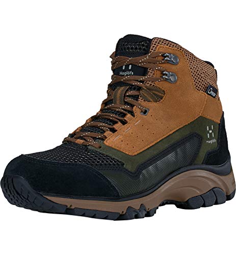 Haglöfs Skuta Mid Proof Eco, Botas de Senderismo Mujer, Marrón (Oak/Deep Woods 47t), 39 1/3 EU