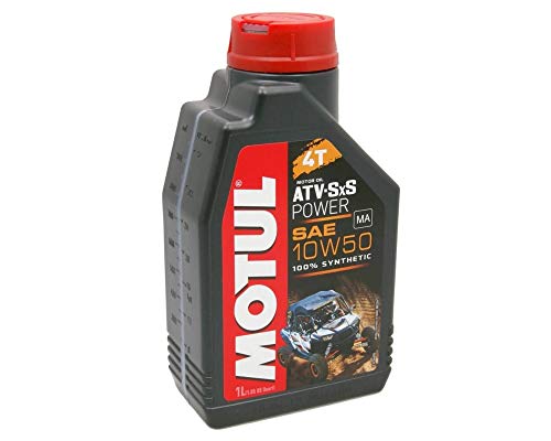 5 x 1 litro de Aceite de Motor MOTUL 4T 10W50 ATV-SxS Power 5 litros 4 Tiempos, Aceite de Aceite