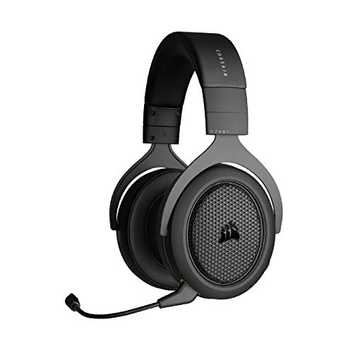 Corsair HS70 BLUETOOTH Auriculares de juego con cable (Compatibilidad por cable con Xbox/PlayStation y Bluetooth inalámbrico con PC/Switch/iOS/Android, hasta 30 horas de duración de la batería) Negro