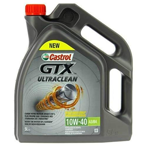 Castrol GTX Ultraclean 10w40 A3/B3 - Aceite para motor (5 l)