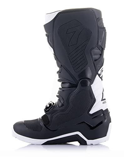 Alpinestars Botas para hombre Tech 7 Enduro Drystar, negro blanco, 40.5 EU