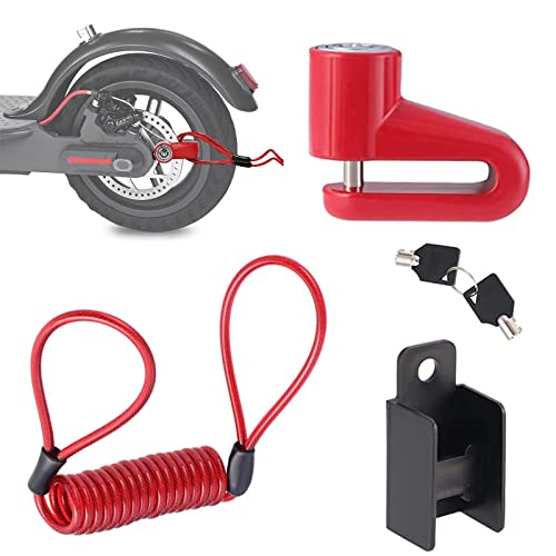 Bloqueo Freno Disco Antirrobo, Bloqueo Freno Disco de Scooter, Candado Moto, Candado Patinete Electrico, para Moto, Vehículos Eléctricos, Bicicleta