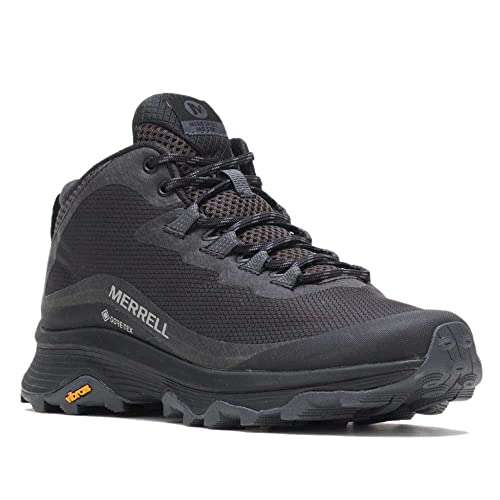 Merrell MOAB Speed Mid, Botas Mujer, Black/Asphalt, 36 EU