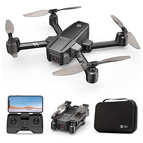 Holy Stone HS440 Drone con Cámara 1080P con 40 Minutos de Tiempo de Vuelo (2 Baterías) FPV Cuadricóptero Teledirigido Plegeable WIFI 2.4G, Sensor de Gravedad, Control con Voz, para Adultos o Niños