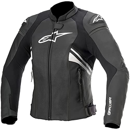 Alpinestars Stella GP Plus R v3 Airflow Chaqueta para mujer (50) (negro/blanco)