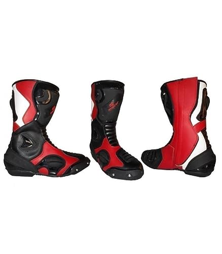 Botas de supermotard rojas - 40