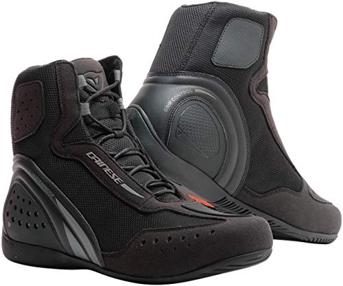 Dainese Motorshoe D1 DWP Zapatos Moto Impermeables, Negro/Negro/Antracita, 39 EU