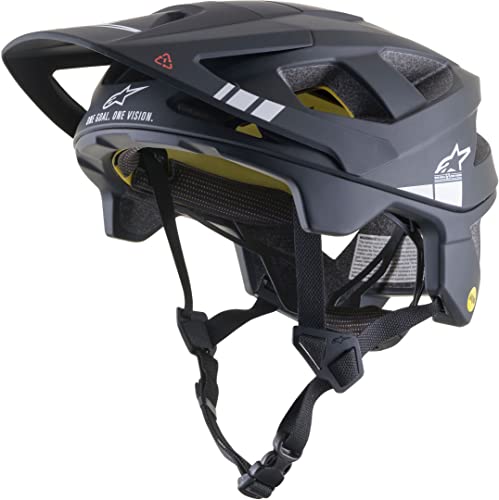 Alpinestar Casco S Vector Tech A1, Unisex Adulto, Negro Mate/Light Gr, M