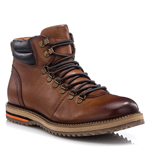 nak Cliff Cliff - Botas para hombre con suela extraíble, botines para hombre que ofrecen comodidad y estabilidad, marrón, 45 EU