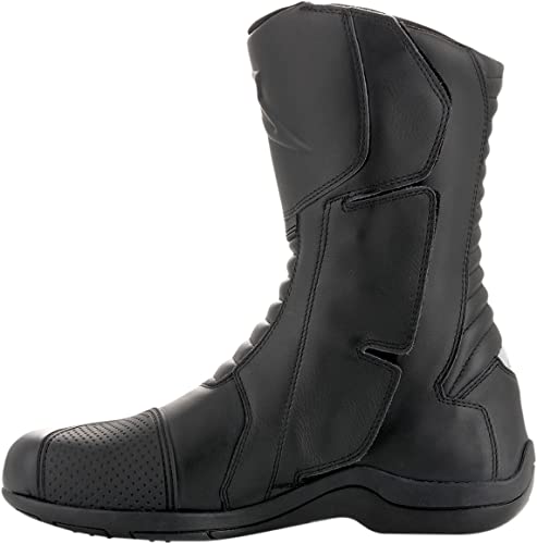 Alpinestars 1691540140, Botas de Motociclista Unisex Adulto, Negro Blanco Amarillo Fluorescente, 47 EU