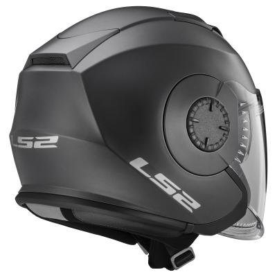 LS2 Verso Casco de Moto, Hombre, Titan, Small