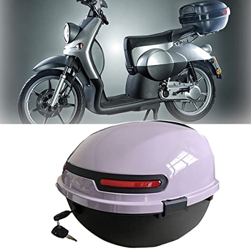 WNANCH 32L Universal Baúl De Moto Scooter Maleta Motocicleta Topcase para 1 Cascos Maletero De Moto con Placa Y Kit De Montaje (Color : ID 89mmx20mmx1m)