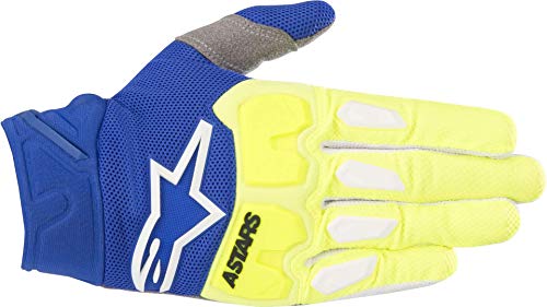 Alpinestars Guantes Racefend unisex para adultos, color amarillo/azul Md (multicolor, talla única)