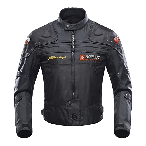 BORLENI Chaqueta de moto a prueba de viento motocicleta armadura de equipo de protección otoño invierno verano para hombre de toda estaciòn