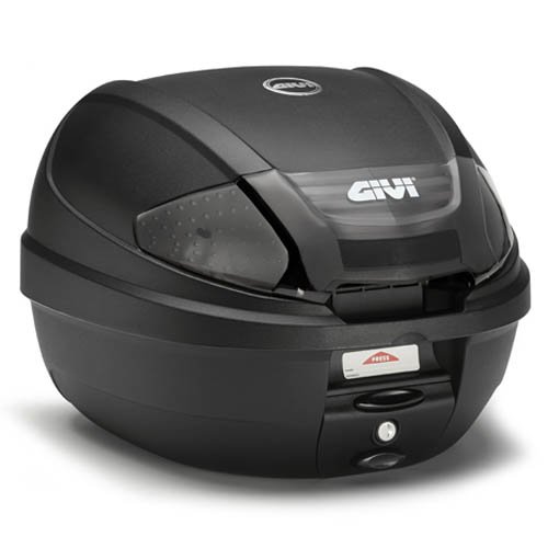 Givi E300NT2 Monolock Primer Caso Con Reflectores Ahumados, 30L Capacidad, Negro