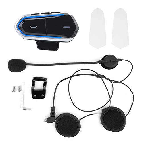 Auriculares para casco de motocicleta - Auriculares para casco, Auricular inalámbrico para casco Bluetooth para motocicleta para llamadas manos libres