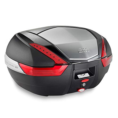 Givi V47N Monokey Baúl con Cubierta de Aluminio, Volumen 47 Litros, Carga Máxima 10 Kg