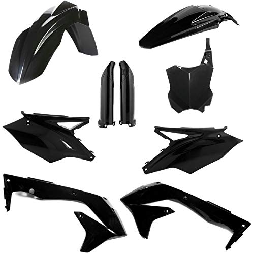 ACERBIS 0022089.090 Full Kit de Plásticos para Kawasaki Kxf 450 2016 USA, Negro