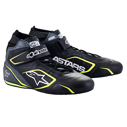 Alpinestars TECH-1 T V2 - Zapatillas US - BLK Cool Gry YE - 8.5