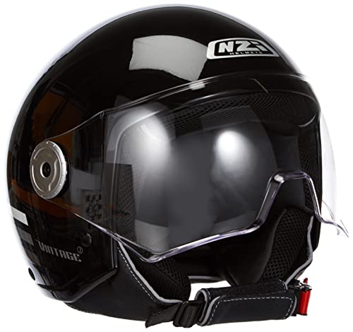 NZI Vintage 3 Casco, Hombre, triband Black&Antracite, XL