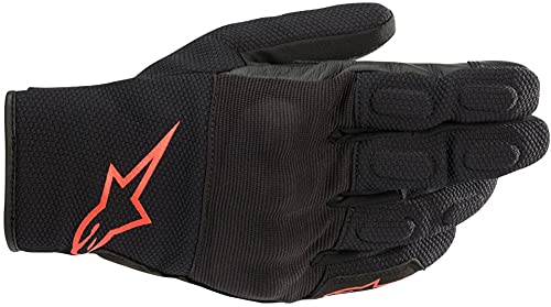 Alpinestars S MAX Drystar - Guantes para Motocicleta, Color Negro