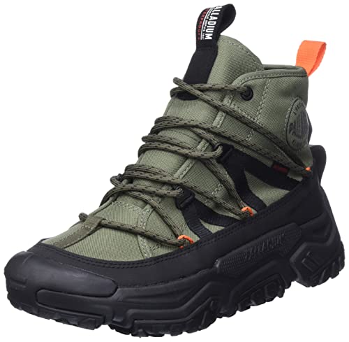 Palladium Off Grid Cross Wp+, Boots Outdoor Unisex adulto, Verde, 43 EU