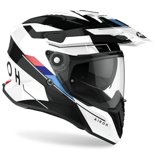 Airoh Helmet Commander Skill White Gloss, SK38, M