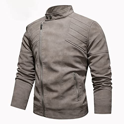 Chaqueta de Cuero Moto Racing Rider Jacket Protector Impermeable Chaqueta Transpirable para Racing Motorcycle All Weather Pilot Outerwear C,XXXL