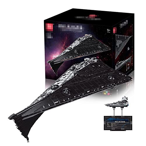 Super Star Destroyer Model, 21004, 10368 Piezas Grandes UCS Super Star Destroyer Moc Bloque de Montaje Compatible con Bloques de construcción para Construir para Regalos