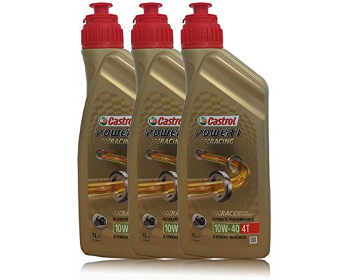 Castrol Power 1 Racing 4T 10W40 - Aceite de Motor para Motocicleta