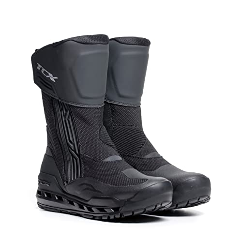 TCX Clima 2 Surround Gore-Tex, Botas de Motociclista Hombre, Black Dark Grey, 41 EU