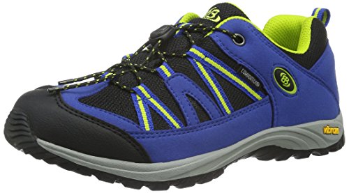 Brütting Ohio, Zapatos de Low Rise Senderismo, Azul (Blau/Schwarz/Lemon Blau/Schwarz/Lemon), 32 EU