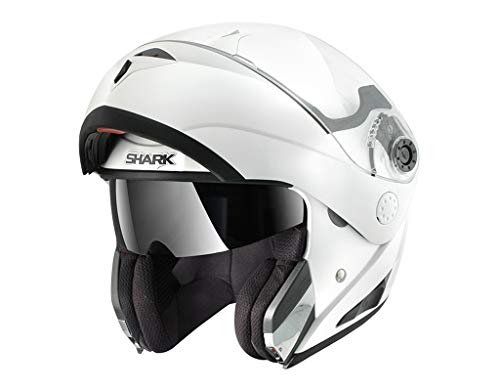 Shark Openline - Casco modular (talla M), color blanco