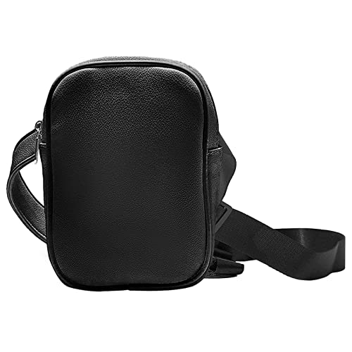 Molbory Bolsa de pierna para hombre y mujer, riñonera en la pierna para mujer, de piel sintética, para correr, ciclismo, motocicleta, deportes y trabajo, Negro , large, Moderno