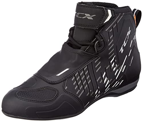 TCX R04d WP, Motorcycle Boot Hombre, Blanco Y Negro, 39 EU