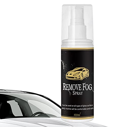 Pewell Spray antivaho para Coche - 100ML Anti-Fog Car Defogger Glass Cleaner Spray para Automoción,Anti Fog Spray Auto Glass para Ventanas, Parabrisas, Espejos, Puertas de Ducha