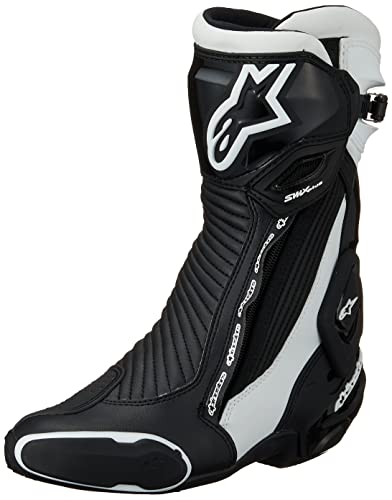 Alpinestars SMX Plus v2 Botas de moto (Black/White,43)