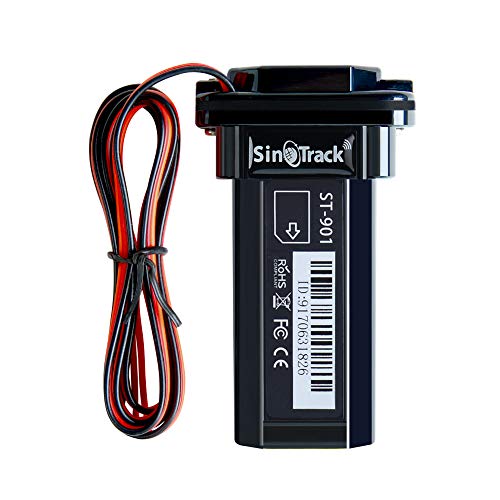 SINOTRACK Rastreador GPS para vehículos, localizador GPS, Mini Dispositivo de ubicación en Tiempo Real, Dispositivo de rastreo GPS Impermeable para automóviles y Motocicletas para Camiones y Taxis