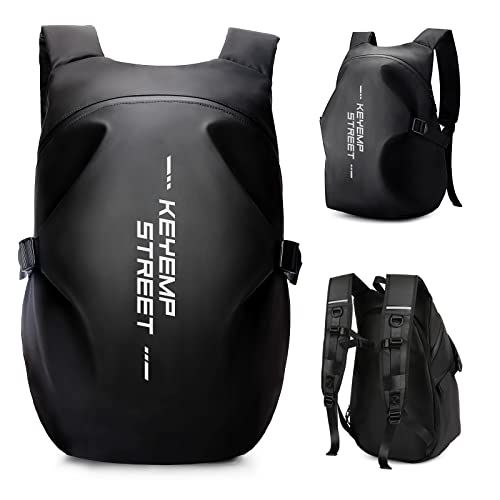 HYC00 Mochilas de Motocicleta para Hombres, Mochila Impermeable para Casco, Accesorios de Motocicleta, Bolsas para Laptop, Mochilas de Viaje, Bolsas Escolares para Estudiantes