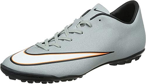 NIKE Mercurial Victory V CR Turf, Botas de fútbol Hombre, Gris (Gris/Blanc/Noir), 42 EU