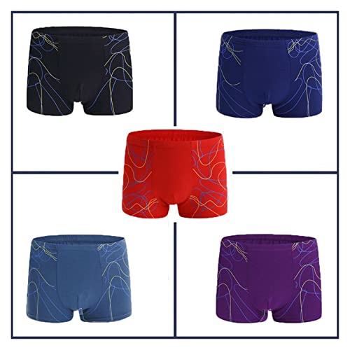 ASVNDD Bragas for Hombre Ropa Interior Boxeadores Boxer Hombres Sexy Boxer más tamaño bambú Fibra Boxers for Hombre Ropa Interior L-5xl (Color : 8812, Size : 2XL.)