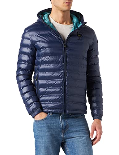 Blauer Chaqueta Corta Acolchada guata, 881 Azul Iris, XXXL Hombres